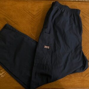 Women's Navy Scrub Pants